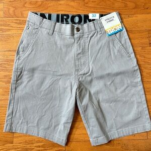 NWT Iron Co. men's flat front shorts